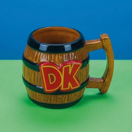 DONKEY KONG DK BARREL 3D MUG TAZZA