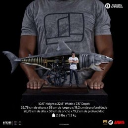 IRON STUDIOS JAWS STEVEN SPIELBERG 50TH ANNIVERSARY VERSION ART SCALE 1/10 STATUE FIGURE