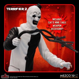 MEZCO TOYS TERRIFIER 2 5 POINTS SET ART THE CLOWN LITTLE PALE GIRL 2X ACTION FIGURE
