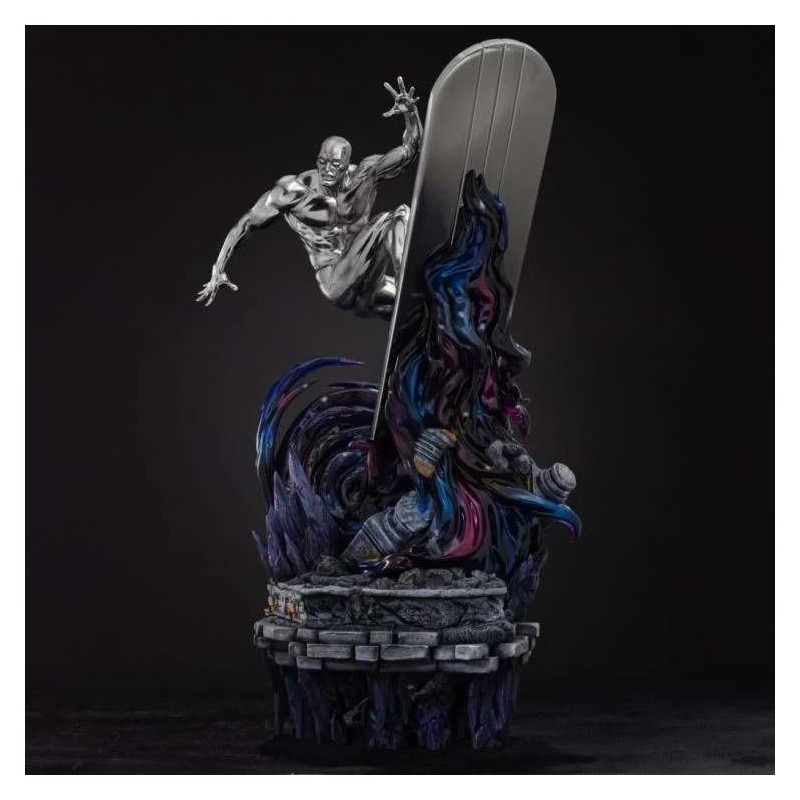 INFINITY GAUNTLET ART SCALE DELUXE SILVER SURFER 1/10 STATUA FIGURE IRON STUDIOS