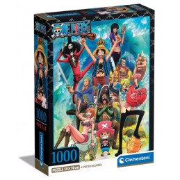 CLEMENTONI ONE PIECE PUZZLE STRAW HAT CREW 1000 PIECES