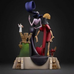 LE FOLLIE DELL'IMPERATORE KUZKO AND YZMA ART SCALE DELUXE 1/10 STATUA FIGURE IRON STUDIOS