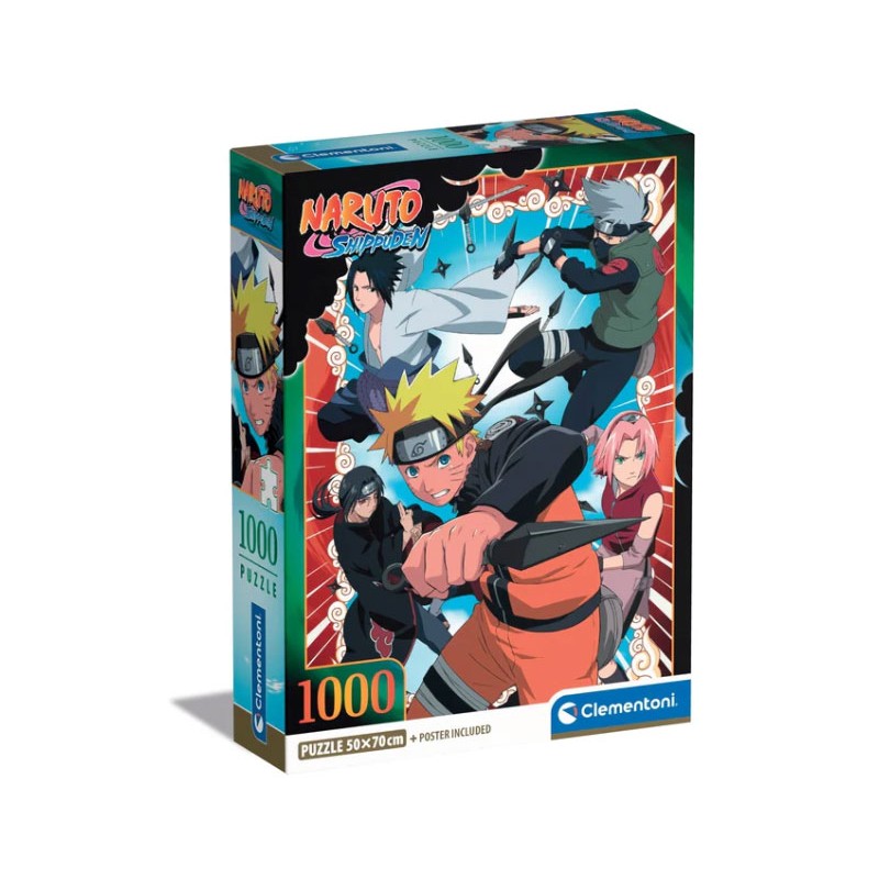 CLEMENTONI NARUTO SHIPPUDEN PUZZLE 1000 PIECES