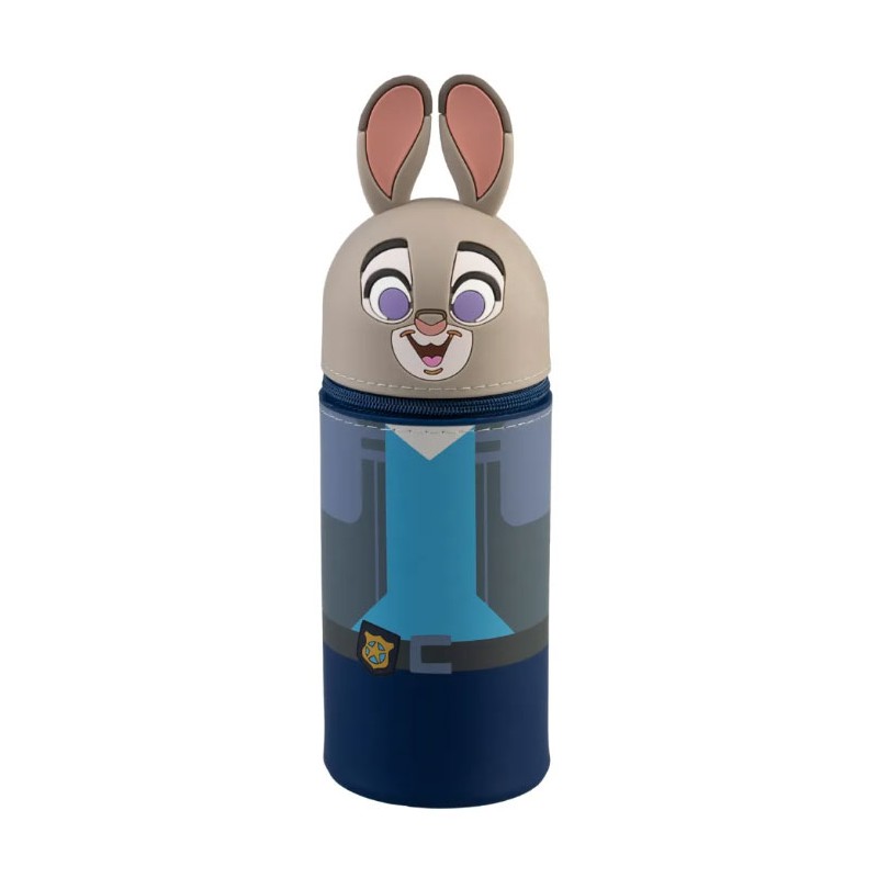 DISNEY ZOOTROPOLIS 2 JUDY HOPPS ASTUCCIO PORTAPENNE SILICONE GRUPO ERIK