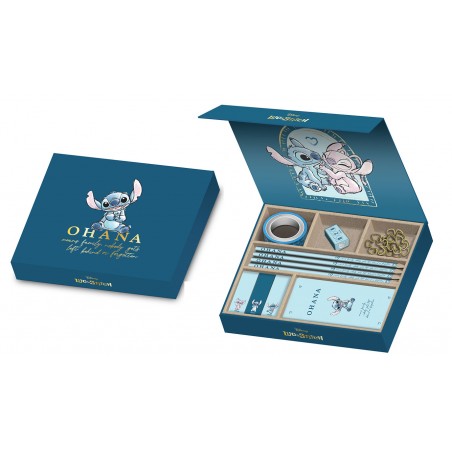 DISNEY STITCH OHANA PREMIUM STATIONERY SET CHANCELLERY KIT