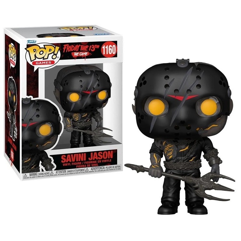 FUNKO POP! FRIDAY THE 13TH THE GAME SAVINI JASON VOORHEES BOBBLE HEAD KNOCKER FIGURE FUNKO