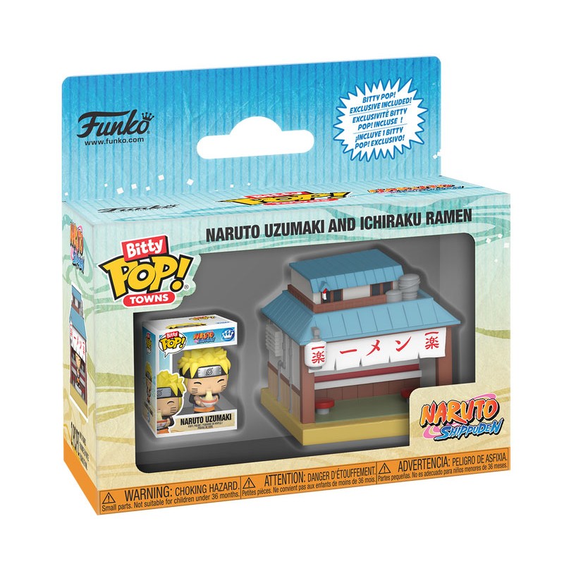 FUNKO FUNKO BITTY POP! NARUTO SHIPPUDEN ICHIRAKU RAMEN WITH NARUTO MINI FIGURE