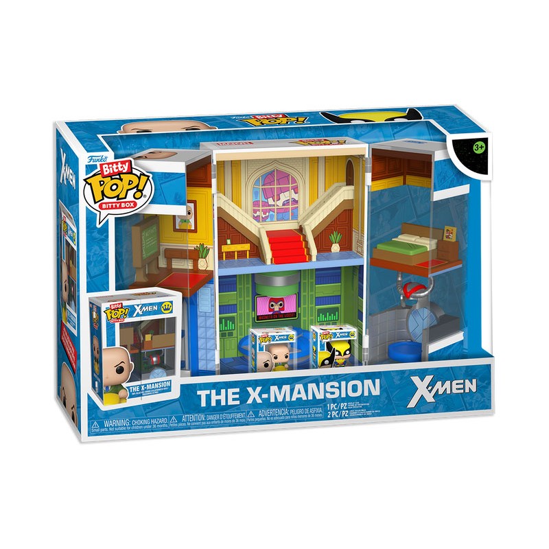 FUNKO FUNKO BITTY POP! X-MEN THE X-MANSION WITH 2 MINI FIGURES