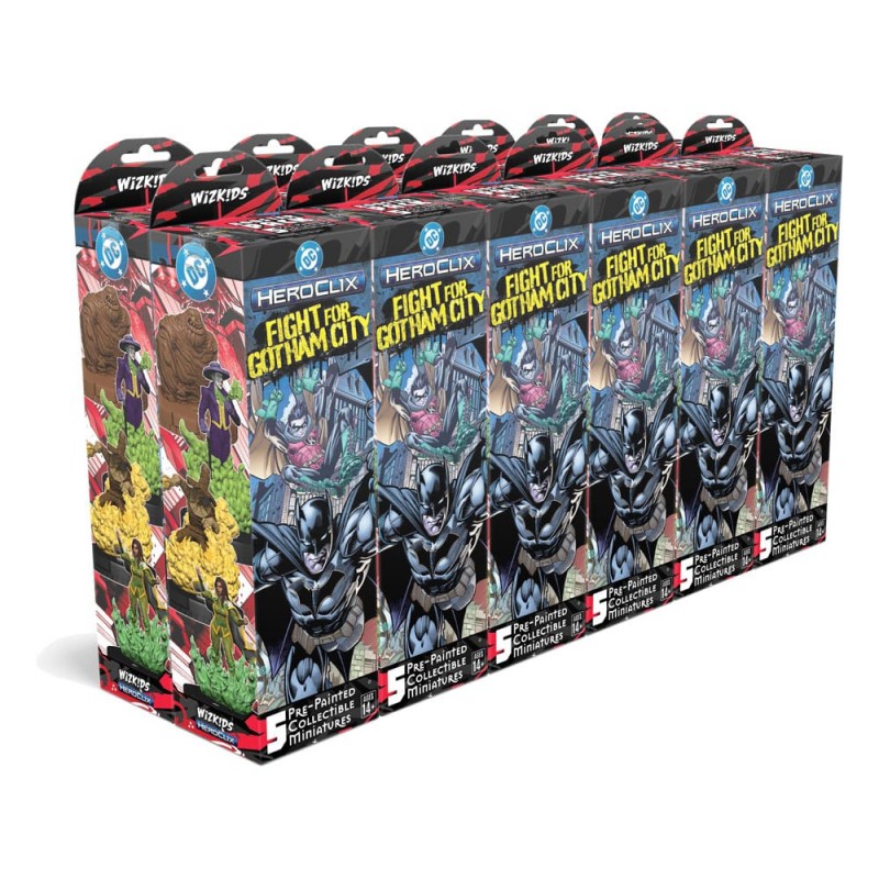 WIZKIDS DC COMICS HEROCLIX FIGHT FOR GOTHAM CITY 12X BOOSTER BRICK