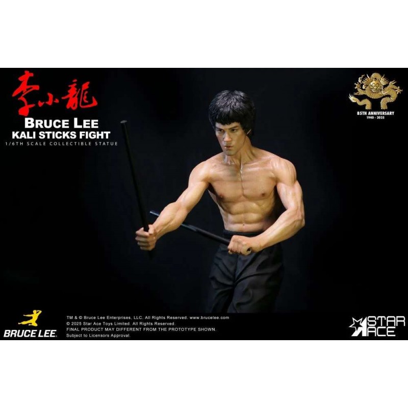STAR ACE BRUCE LEE KALI STICKS FIGHT NORMAL BASEMENT VERSION RESIN STATUE FIGURE