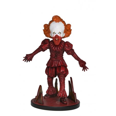 IT WELCOME TO DERRY BLOOD PENNYWISE BOBBLE HEAD KNOCKER FIGURE