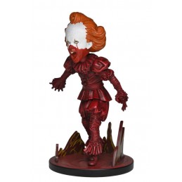 NECA IT WELCOME TO DERRY BLOOD PENNYWISE BOBBLE HEAD KNOCKER RESIN FIGURE