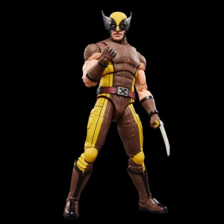 MARVEL LEGENDS DEADPOOL & WOLVERINE BROWN SUIT WOLVERINE ACTION FIGURE