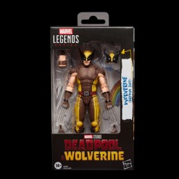 HASBRO MARVEL LEGENDS DEADPOOL & WOLVERINE BROWN SUIT WOLVERINE PVC ACTION FIGURE