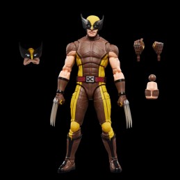 HASBRO MARVEL LEGENDS DEADPOOL & WOLVERINE BROWN SUIT WOLVERINE PVC ACTION FIGURE
