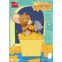 BEAST KINGDOM TOM & JERRY JERRY & TUFFY CHEESE PARTY BANK