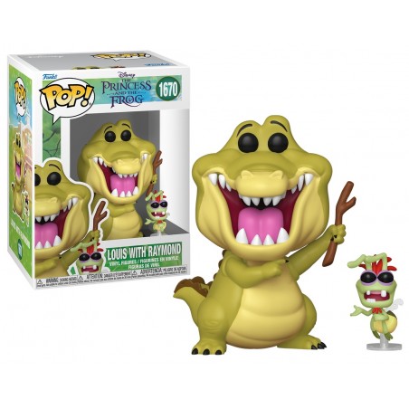 FUNKO POP! THE PRINCESS AND THE FROG - LOUIS WITH RAYMOND BOBBLE HEAD KNOCKER