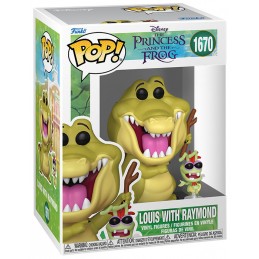 FUNKO FUNKO POP! THE PRINCESS AND THE FROG - LOUIS WITH RAYMOND BOBBLE HEAD KNOCKER