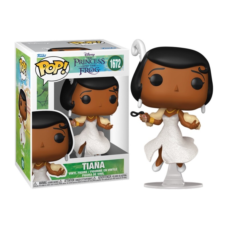 FUNKO POP! LA PRINCIPESSA E IL RANOCCHIO 1672 TIANA BOBBLE HEAD KNOCKER FUNKO
