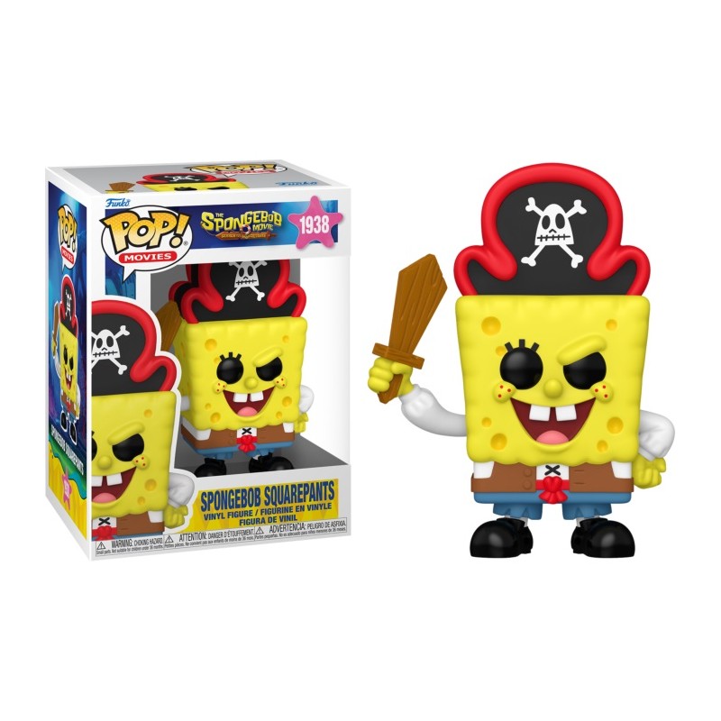 FUNKO POP! SPONGEBOB SQUAREPANTS 1938 PIRATE SPONGEBOB BOBBLE HEAD FIGURE FUNKO