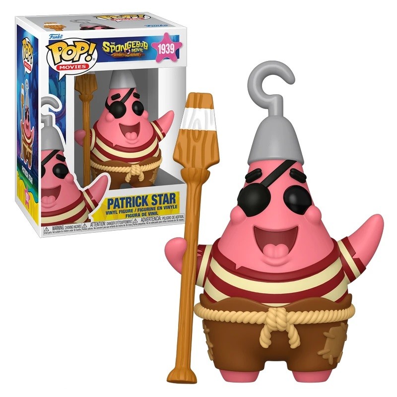 FUNKO FUNKO POP! SPONGEBOB SQUAREPANTS 1939 PIRATE PATRICK BOBBLE HEAD
