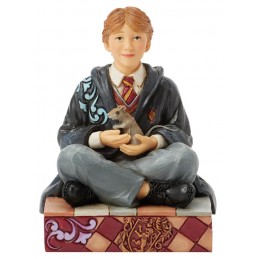 HARRY POTTER RON WEASLEY WITH SCABBERS STATUA FIGURE ENESCO