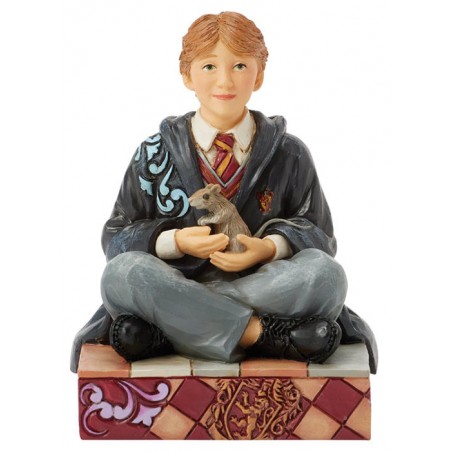 HARRY POTTER RON WEASLEY WITH SCABBERS STATUE FIGURE