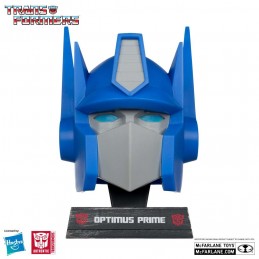 MC FARLANE TRANSFORMERS OPTIMUS PRIME 1:3 SCALE HEAD REPLICA IN PVC