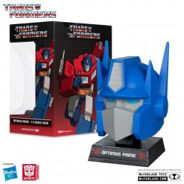 MC FARLANE TRANSFORMERS OPTIMUS PRIME 1:3 SCALE HEAD REPLICA IN PVC
