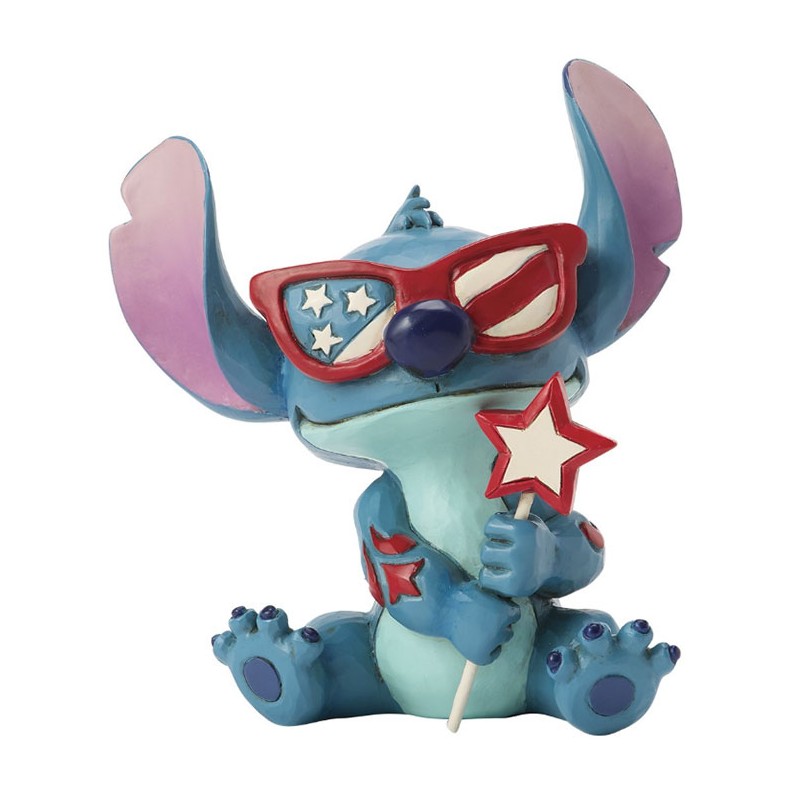 ENESCO DISNEY STITCH PATRIOTIC STATUE FIGURE