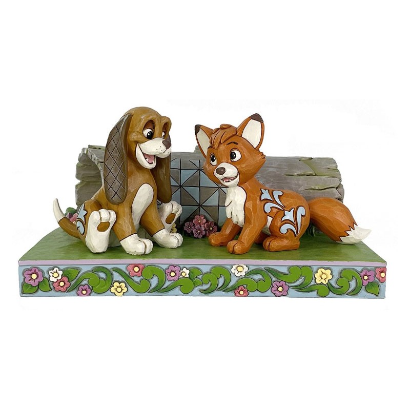 DISNEY RED E TOBY NEMICIAMICI STATUA FIGURE ENESCO