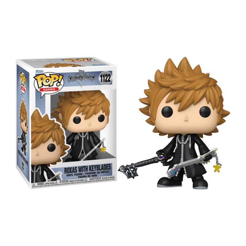 FUNKO POP! KINGDOM HEARTS - ROXAS WITH KEYBLADES BOBBLE HEAD KNOCKER FIGURE FUNKO