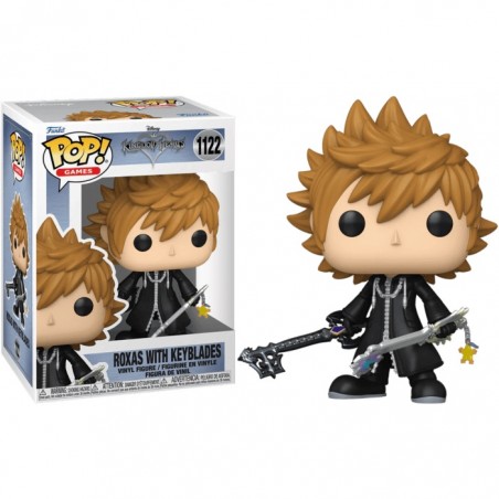 FUNKO POP! KINGDOM HEARTS - ROXAS WITH KEYBLADES BOBBLE HEAD KNOCKER FIGURE