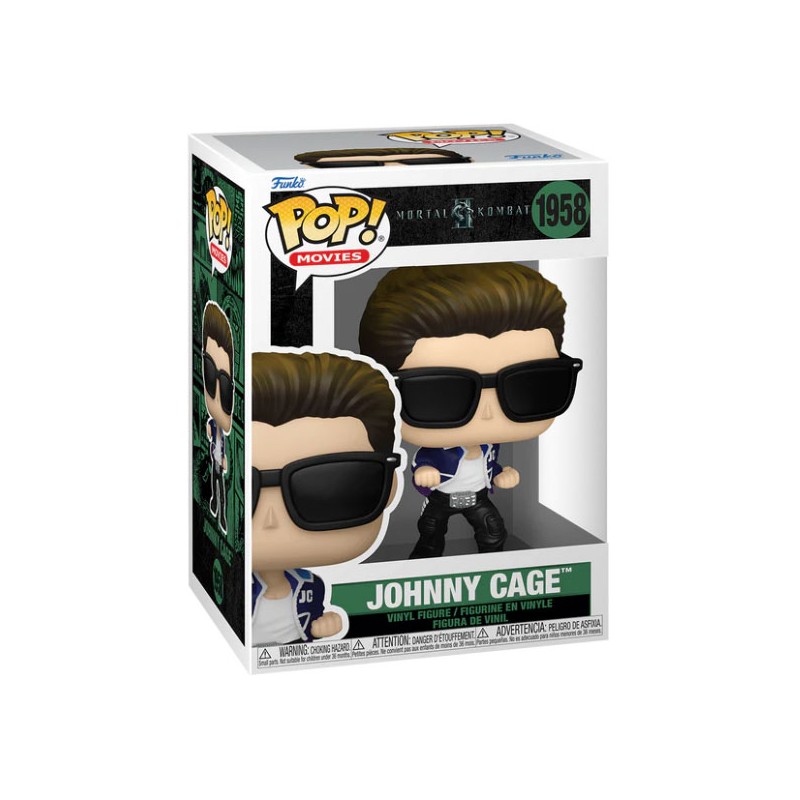 FUNKO FUNKO POP! MORTAL KOMBAT II JOHNNY CAGE BOBBLE HEAD FIGURE