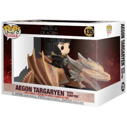 FUNKO POP! HOUSE OF THE DRAGON AEGON TARGARYEN WITH SUNFYRE BOBBLE HEAD FIGURE FUNKO