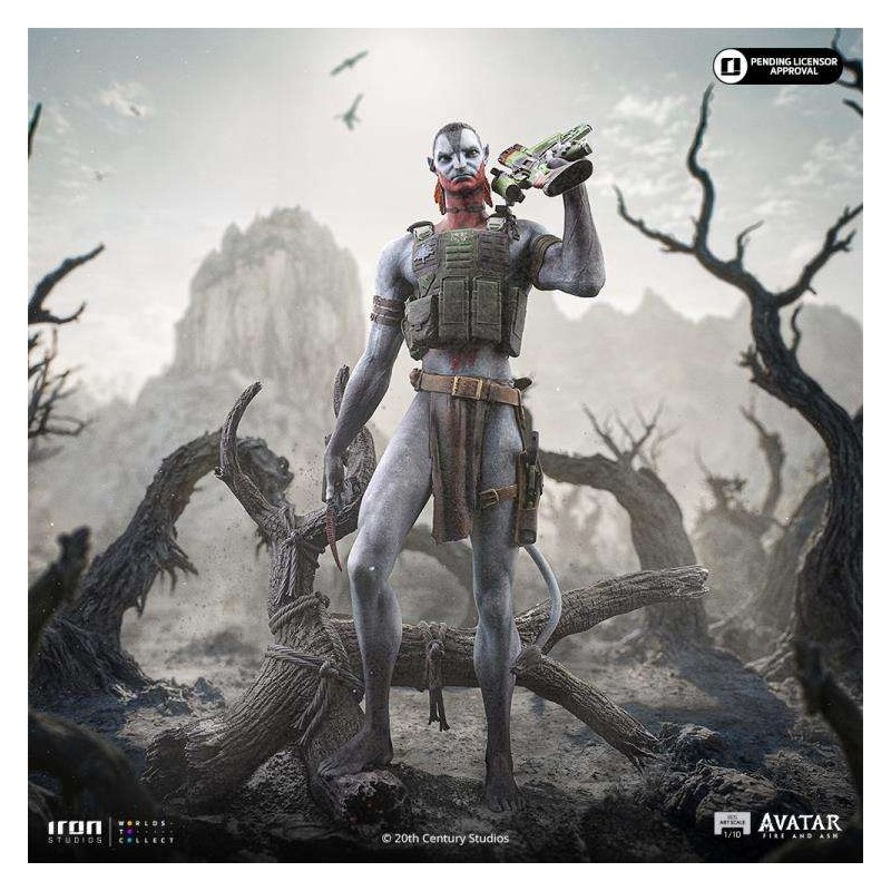 AVATAR 3 FIRE AND ASH MILES QUARITCH BDS ART SCALE 1/10 STATUA FIGURE IRON STUDIOS
