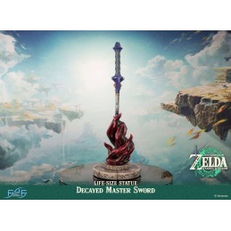 THE LEGEND OF ZELDA TEARS OF THE KINGDOM DECAYED MASTER SWORD LIFE SIZE REPLICA STATUA FIRST4FIGURES