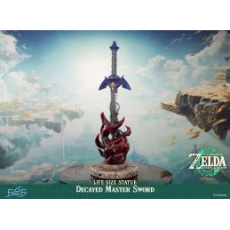 THE LEGEND OF ZELDA TEARS OF THE KINGDOM DECAYED MASTER SWORD LIFE SIZE REPLICA STATUA FIRST4FIGURES