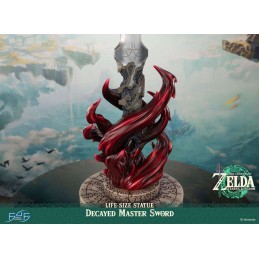 THE LEGEND OF ZELDA TEARS OF THE KINGDOM DECAYED MASTER SWORD LIFE SIZE REPLICA STATUA FIRST4FIGURES