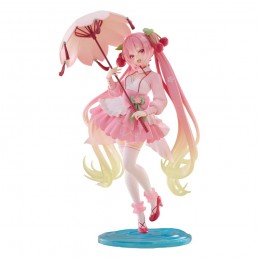 TAITO HATSUNE MIKU AMP SAKURA MIKU SAKURA DRESS NEWLEY WRITTEN FIGURE STATUE
