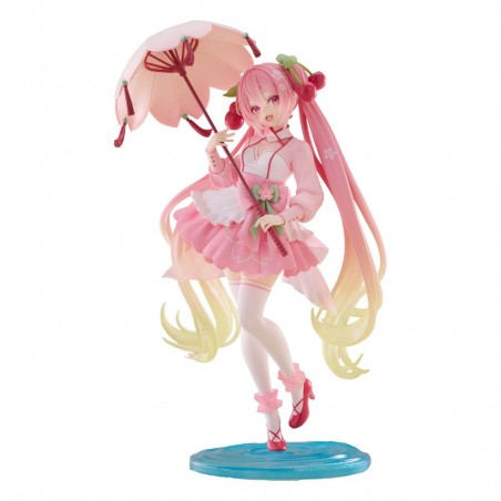 HATSUNE MIKU AMP SAKURA MIKU SAKURA DRESS NEWLEY WRITTEN FIGURE STATUE