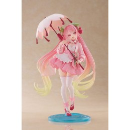 HATSUNE MIKU AMP SAKURA MIKU SAKURA DRESS NEWLEY WRITTEN FIGURE STATUA TAITO