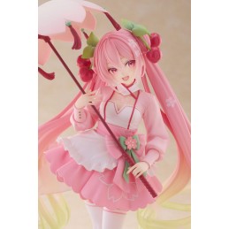 HATSUNE MIKU AMP SAKURA MIKU SAKURA DRESS NEWLEY WRITTEN FIGURE STATUA TAITO