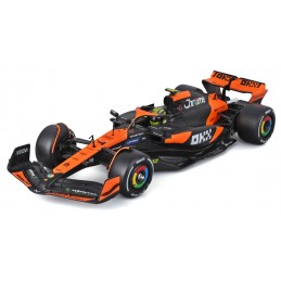 BBURAGO MCLAREN MCL38 LANDO NORRIS 4 DIE CAST METAL 1/24 MODEL KIT MODEL REPLICA
