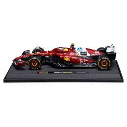 BBURAGO FERRARI SF-25 CON LEWIS HAMILTON DIE CAST METAL 1/18 MODEL REPLICA