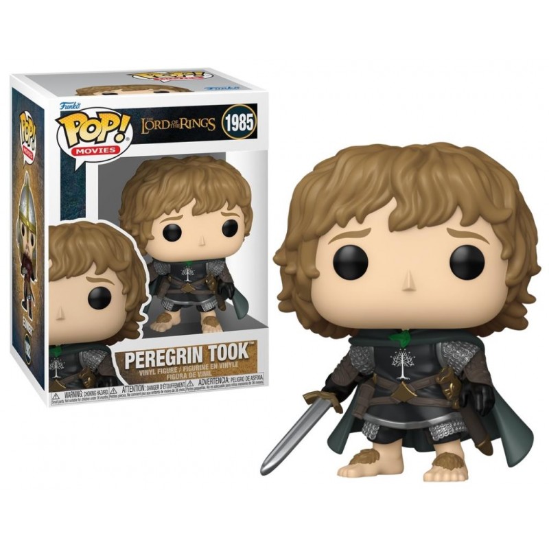 FUNKO FUNKO POP! THE LORD OF THE RINGS 1985 PEREGRIN TOOK BOBBLE HEAD KNOCKER