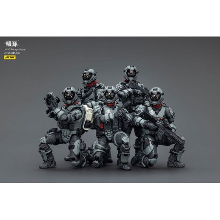 DARK SOURCE UNSC MIRAGE SQUAD 5X ACTION FIGURES