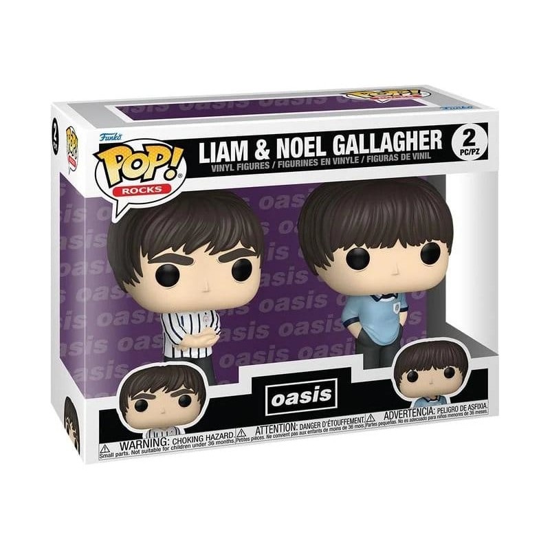 FUNKO POP! OASIS LIAM & NOEL GALLAGHER BOBBLE HEAD FIGURE FUNKO