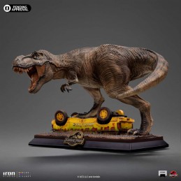 IRON STUDIOS JURASSIC PARK ICONS T-REX ATTACK STATUE