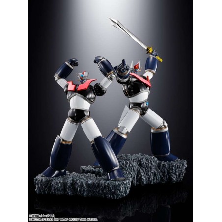 DOUBLE MAZINGER Z & GREAT MAZINGER TOUCHE METALLIQUE FIGUARTS ZERO FIGURE STATUA